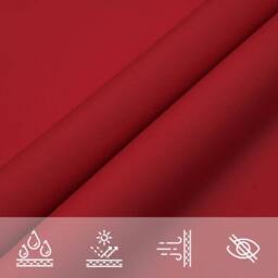 Berkfield Home Sunshade Sail Oxford Fabric Square 3.6x3.6 m Red - thumbnail 7