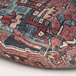 Kukoon Red Terracotta Persian Style Washable Cotton Cushion - Size: 50 cm x 50 cm - thumbnail 4