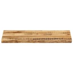 Berkfield Home Table Top Live Edge 80x40x3.8 cm Solid Wood Rough Mango in Brown - thumbnail 3