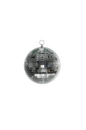 KDMD Silver Disco Bauble 20cm Christmas Ornament - thumbnail 2