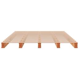 Berkfield Home Pallet Bed Wax Brown 140x200 cm Solid Wood Pine - thumbnail 4