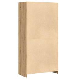 Berkfield Home Wardrobe Artisan Oak 100x50x200 cm Engineered Wood in Brown - Size: 100 x 50 x 200 cm - thumbnail 6