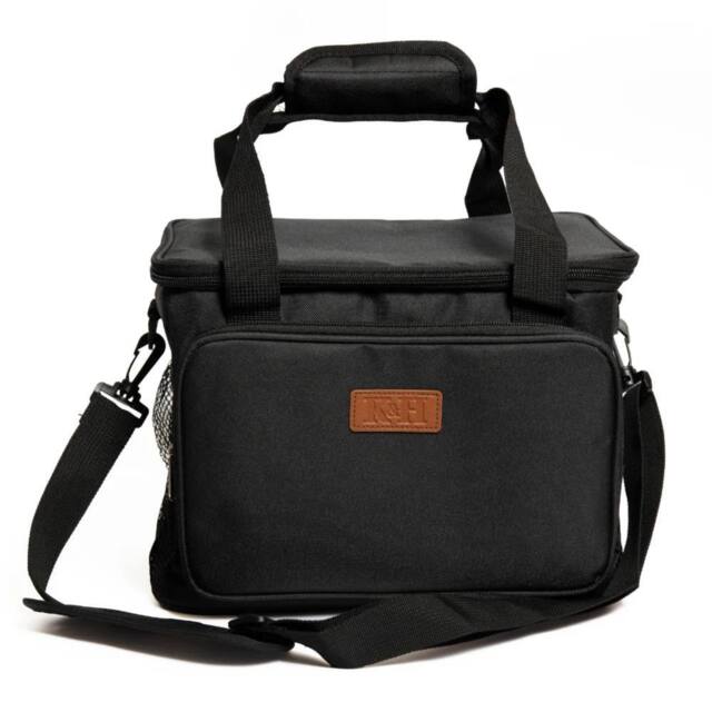 Kingsley & Harper 15L Insulated Cool Bag - Leak-Proof Thermal Lunch & Picnic Tote in Black - Size: Large - image 1
