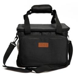 Kingsley & Harper 15L Insulated Cool Bag - Leak-Proof Thermal Lunch & Picnic Tote in Black - Size: Large