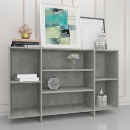 Berkfield Home Sideboard Concrete Grey 120x30x75 cm Engineered Wood - Size: 120 x 30 x 75 cm - thumbnail 4