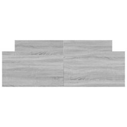 Berkfield Home Bed Frame with Headboard & Footboard Grey Sonoma 140x190 cm - thumbnail 4