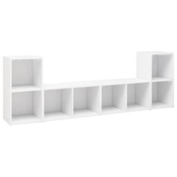 Berkfield Home TV Cabinets 4 pcs White 72x35x36.5 cm Engineered Wood - thumbnail 3