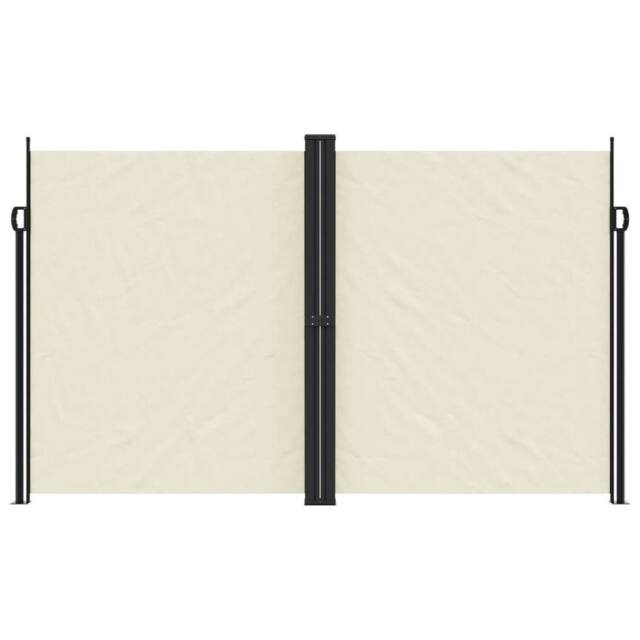 Berkfield Home Retractable Side Awning Cream 200x1000 cm - image 1