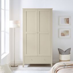 Melody Maison Double Wardrobe, Chest Of Drawers & Pair Of Bedside Tables - Hales Taupe Range in Beige - thumbnail 6