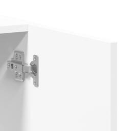 Berkfield Home File Cabinet White 60x32x115 cm Engineered Wood - Size: 60 x 32 x 115 cm - thumbnail 8