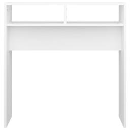 Berkfield Home Decorative Console Table White 78x30x80 cm Engineered Wood - Size: 78 x 30 x 80 cm - thumbnail 5