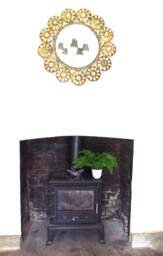 Leaf Faux 30cm Artificial Potted Royal Fern in Green - thumbnail 4