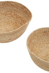Orsina Lidi Set Of Three Jute Baskets, Renewable jute in Natural - thumbnail 5