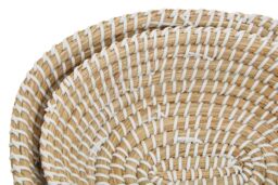 Orsina Lidi Set Of Two Baskets With White Detail - thumbnail 3