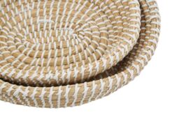 Orsina Lidi Set Of Two Baskets With White Detail - thumbnail 4