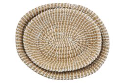 Orsina Lidi Set Of Two Baskets With White Detail - thumbnail 2