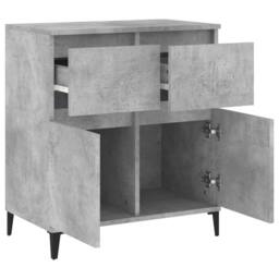 Berkfield Home Sideboard Concrete Grey 60x35x70 cm Engineered Wood - Size: 60 x 35 x 70 cm - thumbnail 6