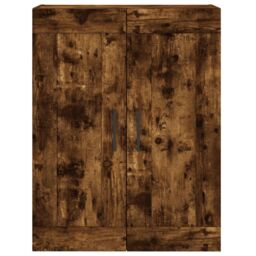 Berkfield Home Wall Mounted Cabinet Smoked Oak 69.5x34x90 cm Engineered Wood in Brown - thumbnail 6