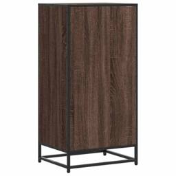 Berkfield Home Shoe Rack Brown Oak 48x38x97.5 cm Engineered Wood - thumbnail 6