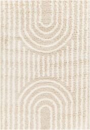 Livabliss Urban Shag-Modern Grey White Beige Brown Soft Plush Pile Living Bedroom Rug - Size: 130 cm x 190 cm - thumbnail 2