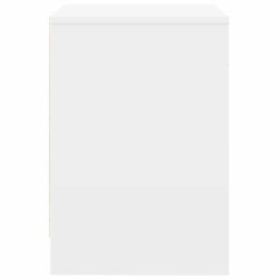 Berkfield Home Bedside Cabinets 2 pcs with Drawer White 40x34x50 cm in Black - Size: 40 x 34 x 50 cm - thumbnail 6