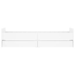 Berkfield Home Bed Frame with Drawers without Mattress White 90x190 cm Single - thumbnail 6