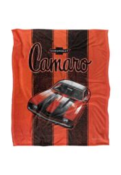Chevrolet Camaro Stripes Silky Touch Super Soft Throw Blanket 152 X 127 cm in White