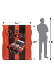 Chevrolet Camaro Stripes Silky Touch Super Soft Throw Blanket 152 X 127 cm in White - thumbnail 5