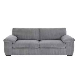 SNUG FURNITURE BIRMINGHAM LTD Amalfi Jumbo Cord 3+2 Set in Grey - thumbnail 2