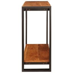 Berkfield Home Console Tables Brown 90 x 33 x 75 cm Solid acacia wood - thumbnail 4