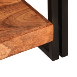 Berkfield Home Console Tables Brown 90 x 33 x 75 cm Solid acacia wood - thumbnail 7