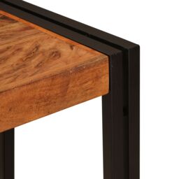 Berkfield Home Console Tables Brown 90 x 33 x 75 cm Solid acacia wood - thumbnail 6