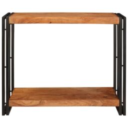 Berkfield Home Console Tables Brown 90 x 33 x 75 cm Solid acacia wood - thumbnail 3