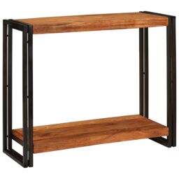 Berkfield Home Console Tables Brown 90 x 33 x 75 cm Solid acacia wood - thumbnail 2