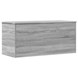 Berkfield Home Storage Box Grey Sonoma 100x42x46 cm Engineered Wood - Size: 100 x 42 x 46 cm - thumbnail 6