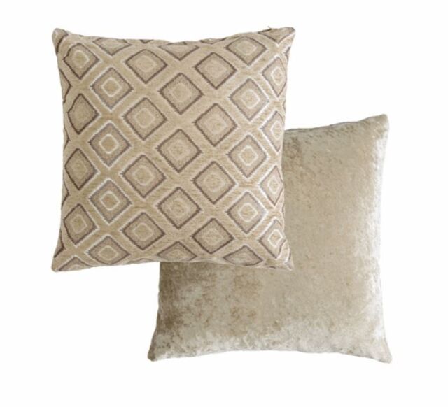 New Edge Blinds Nevada Cushion Cover in Beige - Size: 43 cm x 43 cm - image 1