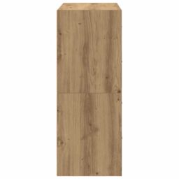 Berkfield Home Cabinets with 2 Drawers 2 pcs Artisan Oak 60x31x40 cm Engineered Wood in Brown - Size: 60 x 31 x 40 cm - thumbnail 6