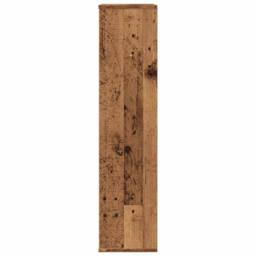 Berkfield Home Book Cabinet Old Wood 50x25x104 cm in Brown - Size: 50 x 25 x 104 cm - thumbnail 6