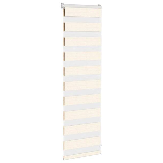 Berkfield Home Elegant Zebra Blind Marble Beige 40x100 cm Fabric Width 35.9 cm P - image 1