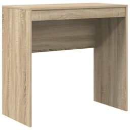 Berkfield Home Desk with Storage Sonoma Oak Engineered Wood in Beige - thumbnail 4