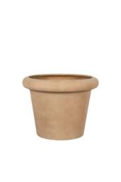 KDMD Hortus Classic Sardinia Rolltop Pot Small - H25 x 32cm in Natural - Size: 25 x 32 cm - thumbnail 2