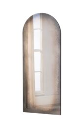 Yearn Mirrors Tribeca Arched Full Length Antiqued Mirror in Black - thumbnail 3