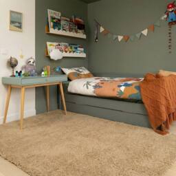 Kukoon Beige Washable Machine Shaggy Premium Rug - Size: 120 cm x 170 cm - thumbnail 3