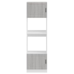 Berkfield Home Oven Cabinets 2 pcs Porto Grey Sonoma Engineered Wood - thumbnail 4