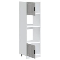 Berkfield Home Oven Cabinets 2 pcs Porto Grey Sonoma Engineered Wood - thumbnail 5