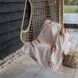 Benjamin Tate Design Bohemianl Ethnic Pattern Blanket in Natural - Size: 120 cm x 150 cm - thumbnail 4