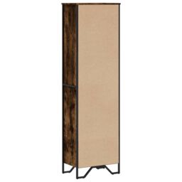 Berkfield Home Bookcase Smoked Oak 50x31x169 cm Engineered Wood in Brown - Size: 50 x 31 x 169 cm - thumbnail 6
