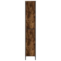 Berkfield Home Bookcase Smoked Oak 50x31x169 cm Engineered Wood in Brown - Size: 50 x 31 x 169 cm - thumbnail 5