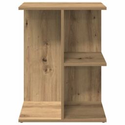 Berkfield Home Bedside Tables 2 pcs Artisan Oak 46.5x29x61 cm Engineered Wood in Brown - thumbnail 4