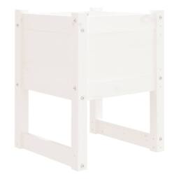 Berkfield Home Planter White 40x40x52.5 cm Solid Wood Pine - thumbnail 3